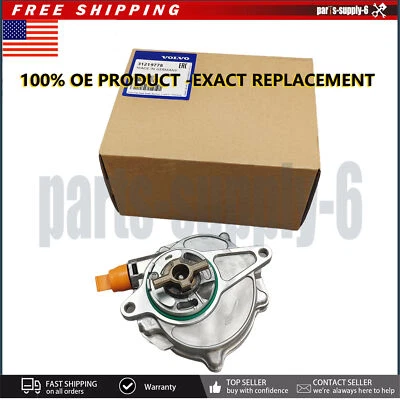 Brake Vacuum Pump for 2008-2016 Volvo S60 S80 V70 XC60 XC70 XC90 6G9N2A451AH Foto 1 de 4