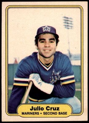 Julio Cruz #509 1982 Fleer - Image 1 of 2