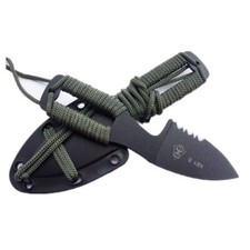cutting knife rescue key d mini survive self defense holster outdoor camp hike 