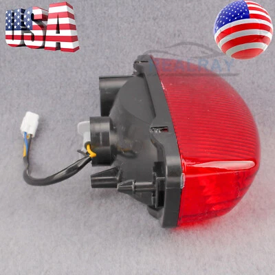 Lâmpada de freio lente vermelha conjunto lanterna traseira ATV para Kawasaki KFX400 KSF 2003-2006 - Imagem 1 de 4