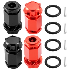 CNC Aluminum 50mm Wheel Hub Extenders Nut Cap For 1/5 RC Car LOSI DBXL 2.0 - Picture 1 of 24