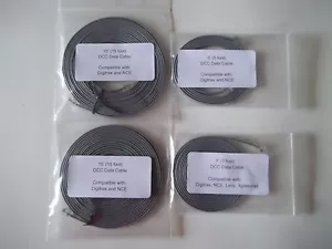 4 pack (5', 7' & 2 15') Model Railroading DCC Data Cables, Digitrax LocoNet, NCE - Picture 1 of 3
