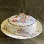 Vitg Porcelain Butter Dish With Lid Czech Republic with stainer
