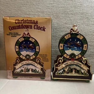VTG Christmas Countdown Clock by Costco 24 Days Till Christmas Counter WORKS EUC - Picture 1 of 21