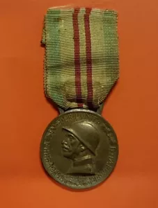 ITALY 1915 1918 WWI WAR MEDAL UNIFICATION ORIGINAL ORDER + RIBBON Condecoración - Picture 1 of 5