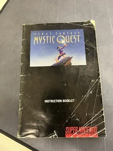 Final Fantasy Mystic Quest Super Nintendo SNES Bedienungsanleitung NUR Booklet - Bild 1 von 3