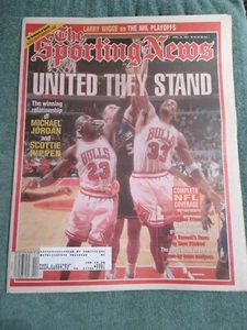 The Sporting News April 28, 1997  Bulls Legends Michael Jordan/Scottie Pippen - Picture 1 of 2