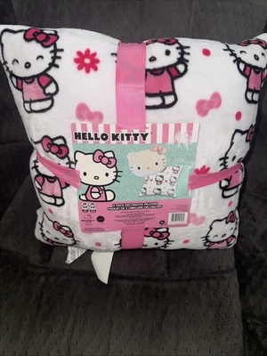 HELLO KITTY подушка комплект - 2 упаковки Hello Kitty декоративный плюшевый розовый бант 1 новый с Ярлыками - Изображение 1 из 4