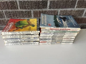 Lot of 26 - 1948 - 1951 MECHANIX ILLUSTRATED + SCIENCE & MECHANICS Magazines - Picture 1 of 6