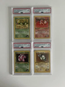 1st Edition Gym Hero’s Set PSA 9 Pokemon 1999 English - Picture 1 of 5