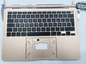 Oro Tastiera Azerty Francese Apple Macbook Air 2020 A2337 M1 Topcase Pa - Afbeelding 1 van 2