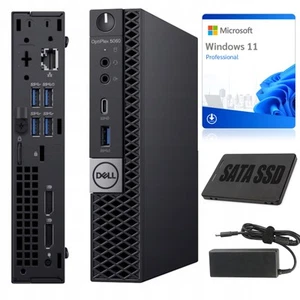 MINIATURCOMPUTER DELL 5060 MICRO i5-8600T 8GB 256GB SSD W11PRO KLASSE A - Bild 1 von 10