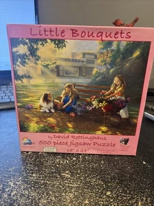 SunsOut Little Bouquets 500 pc Pieces Jigsaw Puzzle New And Sealed - Picture 1 of 8