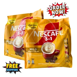 2 Confezioni x 25 Bastoncini Nescafe 3in 1 Miscela e Prepa Caffè Istantaneo Delicato Spedizione Gratuita - Foto 1 di 5