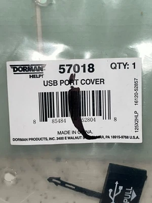 Dorman 57018 USB Port Cover Chrysler Dodge Ram Jeep (List Below) New - Image 1 of 4