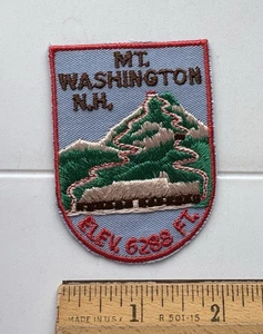 Mt. Washington New Hampshire altitudine 6288 piedi Distintivo patch ricamato ricordo - Foto 1 di 3