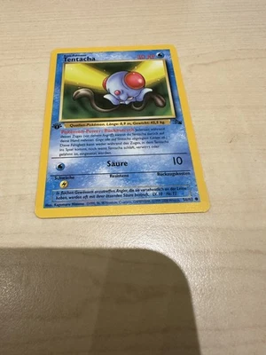 Pokemon Karte Tentacha 56/62 1. Edition Fossil Selten  - Bild 1 von 4