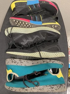 Adidas Hombres Talla 13 Zapatos Lote De 3 NMD R1 V2 Tokyo Nights Tenis HU ZX 2K 4D - Imagen 1 de 16