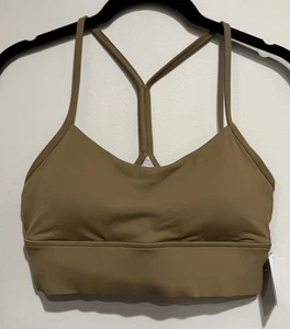 Reggiseno lungo nuovo con etichette Lululemon taglia 6 Flow Y Nulu ALSC Allspice $68 - Foto 1 di 5
