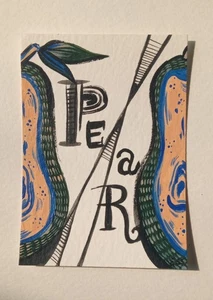 OOAK ACEO Hand Painted Art Card By ESS22, 3.5 x 2.5 in., Unframed - Picture 1 of 5