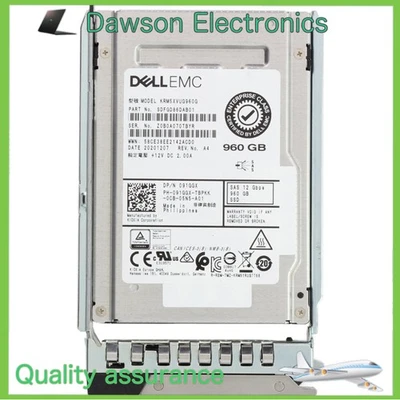 91GGX 091GGX Dell 960GB 12Gbps SAS MU TLC 2.5'' SSD 14/15/16G KIT - Image 1 of 4