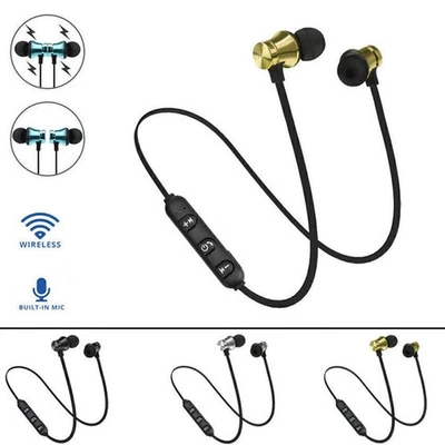 Wireless Bluetooth Sport Gym Headphones Earphones Earbuds Headset with MIC Bass - Image 1 of 4