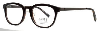 JONES NEW YORK J234 Brown Womens Round Petite Eyeglasses 47-19-135 B:37 - Image 1 of 4