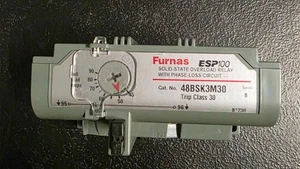 Furnas 48BSK3M30 Solid-State Overload Relay w/ Phase-Loss Circuit Model ESP100 - Picture 1 of 3