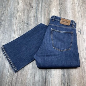 Incotex Jeans Men’s Size 36 X 35 Blue Denim Stretch Five Pocket Regular - Picture 1 of 17