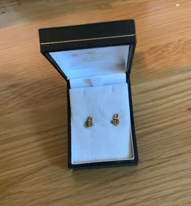 9ct Good Scopion Ohrstecker - Bild 1 von 2