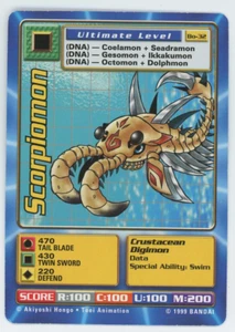 Tarjeta Bandai 1999 Scorpiomon BO-32 Digi Battle Series 1 - Imagen 1 de 7