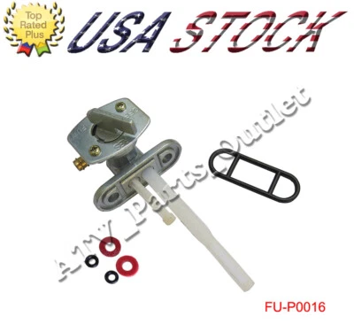 Válvula de interruptor Petcock del tanque de combustible de gasolina para Kawasaki KLT185 1986-1987 Foto 1 de 2