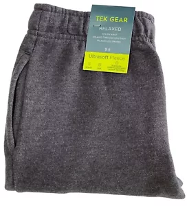 Tek Gear NWT Boys Relaxed Ultra Soft Fleece Jogger Sweatpants Size 8 Charcoal - Picture 1 of 7