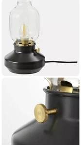 Ikea Tarnaby Dimmable Lamp Black Base Table Lamp No Bulb - Picture 1 of 4