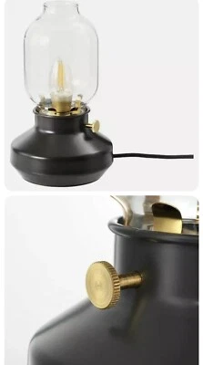 Диммируемая настольная лампа Ikea Tarnaby с черным основанием без лампы - Изображение 1 из 4