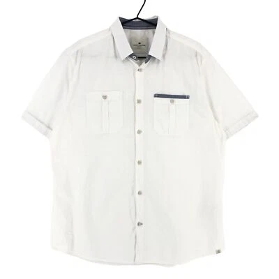 TOM TAILOR Shirt Casual Regular short Sleeve Men's Size XL - Image 1 of 4