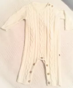 River island baby body suit/ jumper cream knitted - Picture 1 of 1