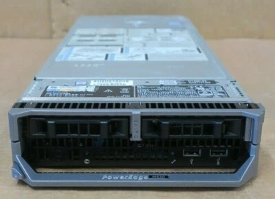 Dell PowerEdge M630 Blade Server 2x 12-Core E5-2680v3 2.5GHz 512GB RAM H330 RAID - Image 1 of 3