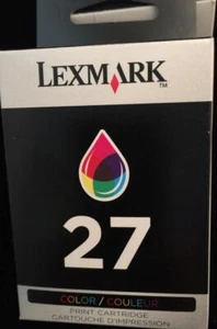 Cartuchos de tinta Lexmark 2 colores 27 impresoras X1100 X1200 X2200 Z500 Z600 CADUCADOS - Imagen 1 de 2