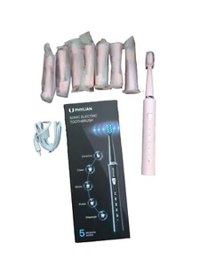PHYLIAN ELECTRIC SONIC TOOTHBRUSH PINK COLOR - Imagen 1 de 6