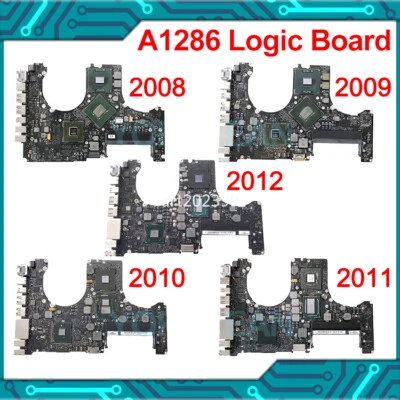 Motherboard For MacBook Pro 15" A1286 Core 2 i5 i7 2008 2009 2010 2011 2012 Year - Image 1 of 4