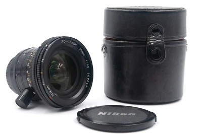 Nikon PC Nikkor 28mm f/3.5 Shift Wide Angle MF Non-Ai Lens In Excellent Cond. - Image 1 of 4