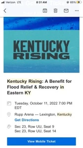 2 KENTUCKY RISING CHRIS STAPLETON & TYLER CHILDERS TICKETS 10/11 - Picture 1 of 3