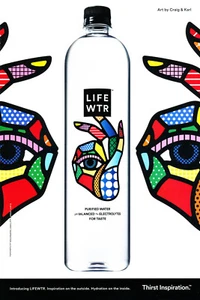 LIFE WTR WATER Magazin AD #3 RARE 2017 OOP 3 PGS ART BY CRAIG&KARL,JASON W,MOMO - Bild 1 von 4