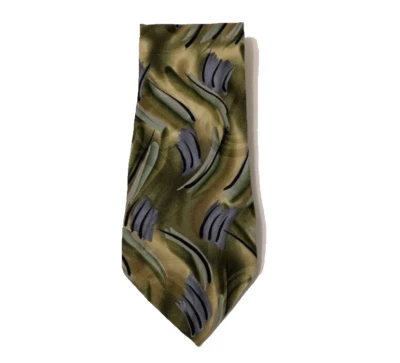 Corbata Cuello J Garcia Paisaje con Ojo Colección 37 Verde Seda Stonehenge EE. UU. De Colección Foto 1 de 4