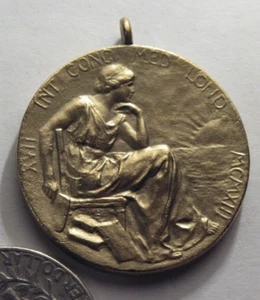 Reino Unido 1913 Joseph, Lord Lister, Congreso Médico Internacional medalla de bronce 31 mm/d - Imagen 1 de 2
