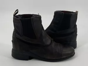 Ariat Combat Boots Brown Zip Devon III Women's Size 5C 10001835 - Picture 1 of 12