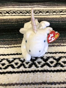 TY Beanie Baby Mystic das Einhorn mit Etikett nicht mehr produziert Geburtsdatum: 21. Mai 1994 Regenbogen - Bild 1 von 7