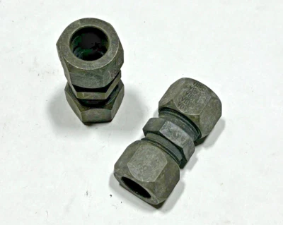 7306x16 WEATHERHEAD Steel 1" x 1" Large Hex Union Flareless Ermeto 7000 Series - Image 1 of 4