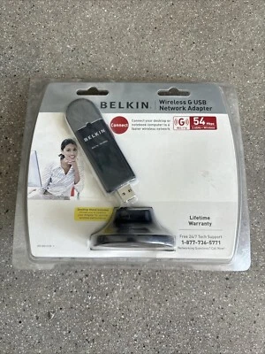 Belkin Wireless G. USB Network Adapter BRAND NEW Sealed - Image 1 of 4